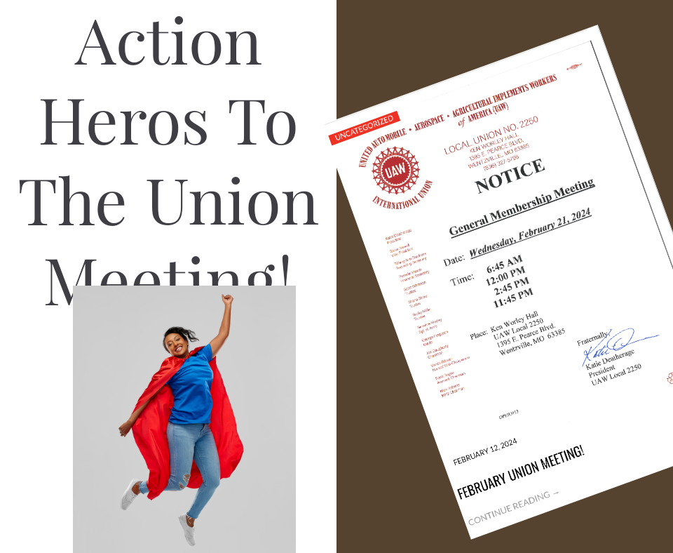 February Union Meeting Tomorrow!