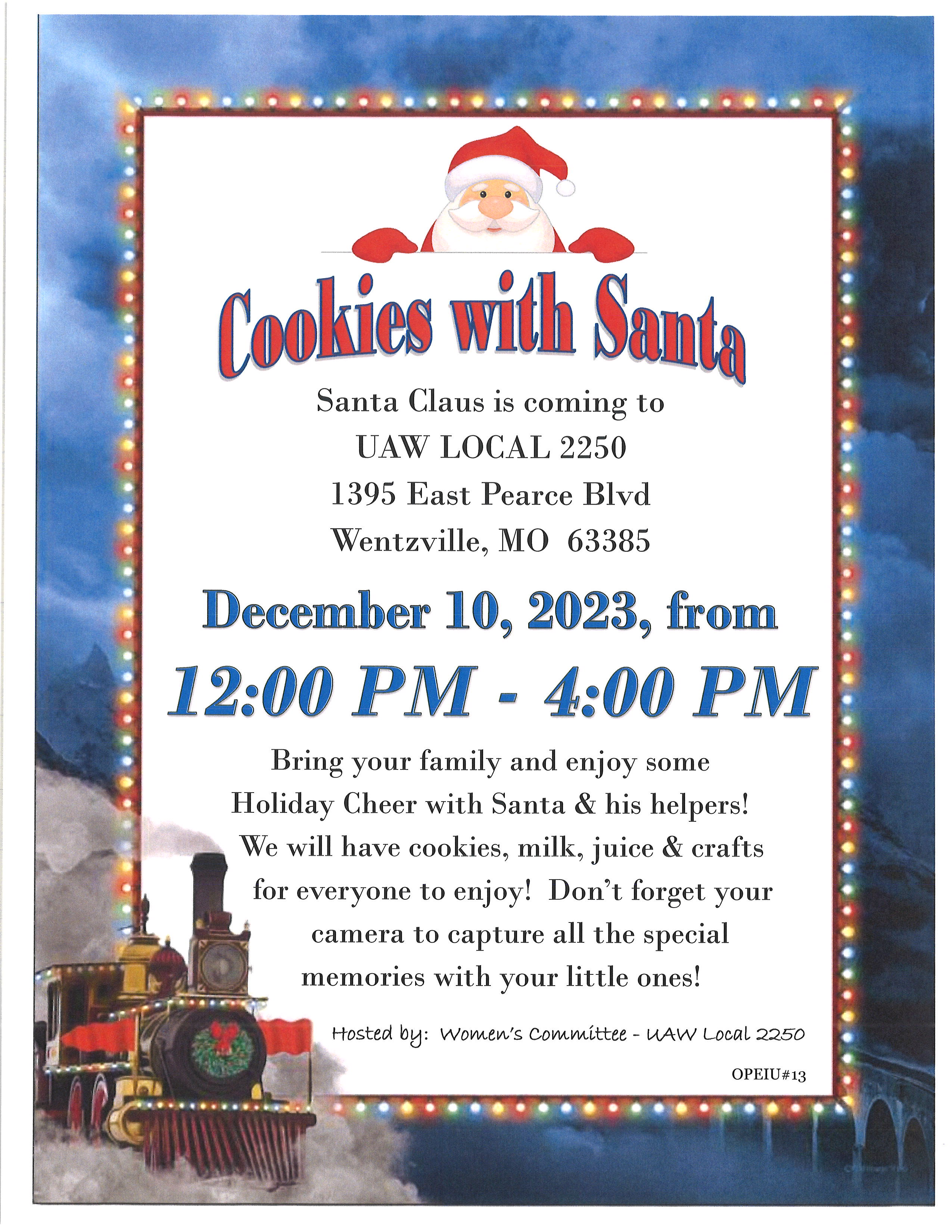 Cookies With Santa Is Almost Here!