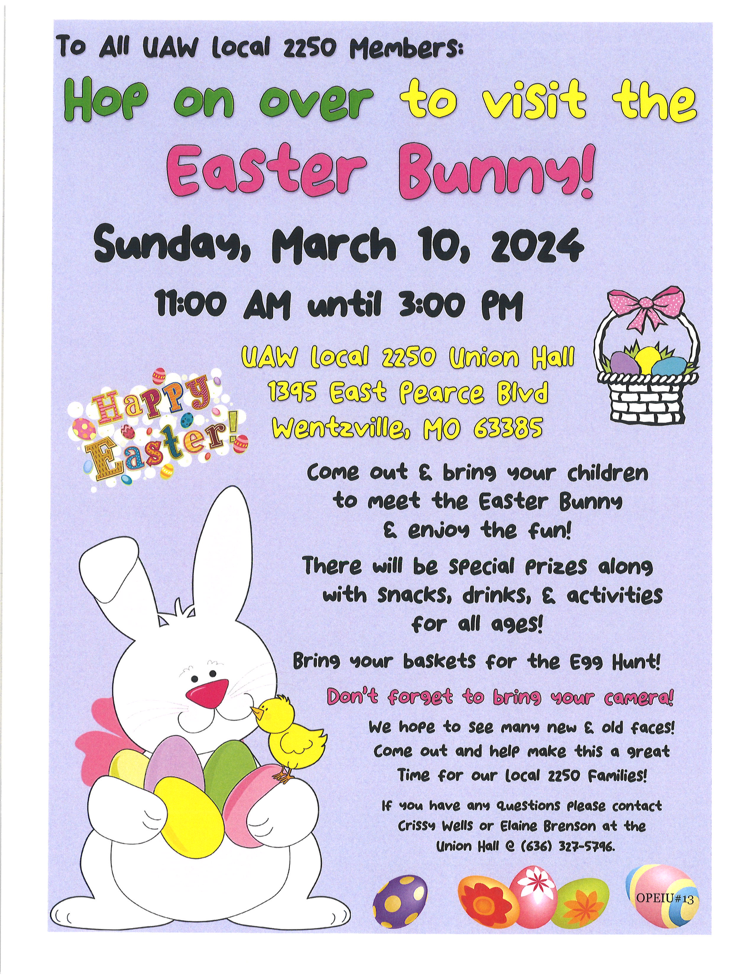 Revised: Easter Bunny News!