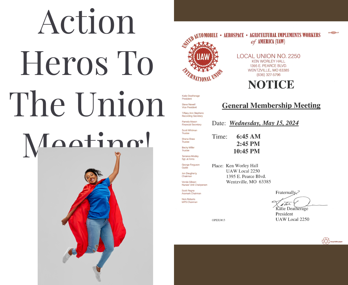 Union Meeting Tomorrow!
