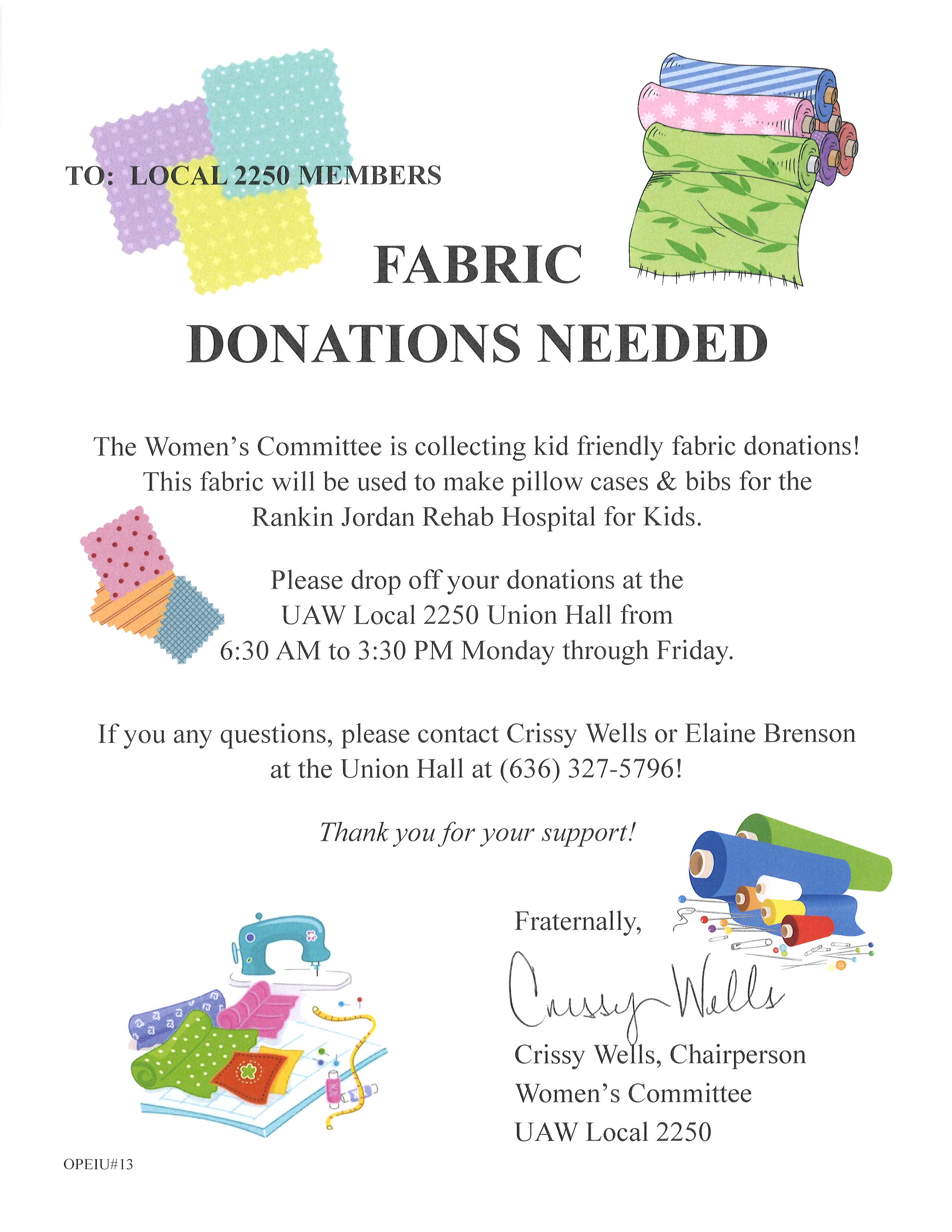 Can You Help the Women’s Committee Help Kids?