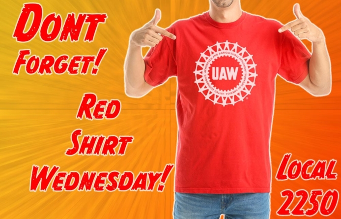 Wear Red Wednesday for Solidarity!