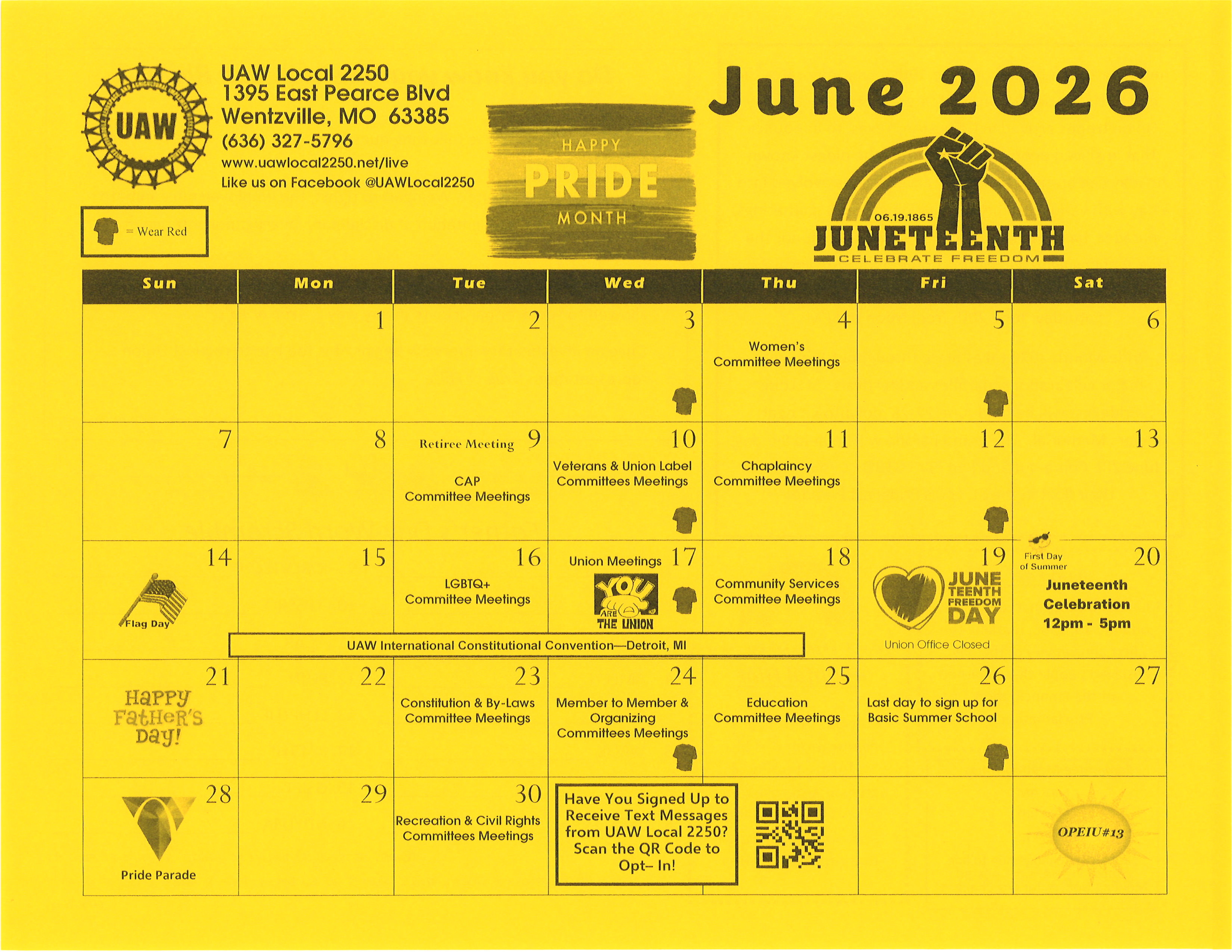 June: Father’s Day, CON CON, Pride, and Juneteenth!