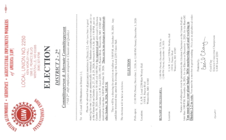 Election Notices!